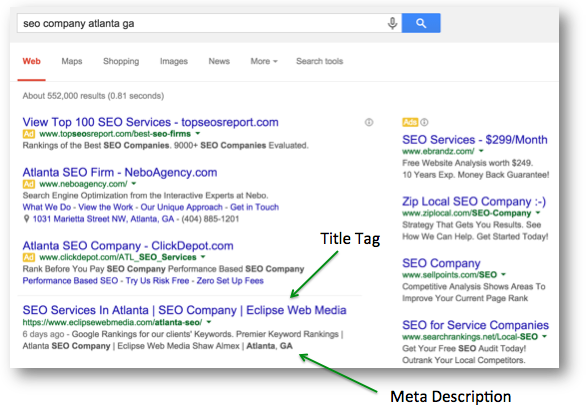 Meta Data Optimization | SEO Services In Atlanta GA | Blueprint