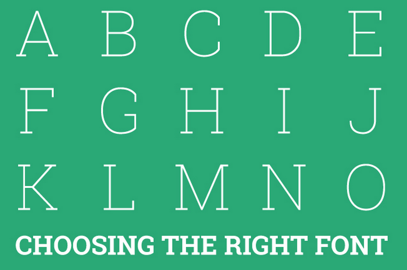 How To Choose The Right Font | Blueprint
