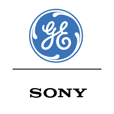 General Electric & Sony Logos