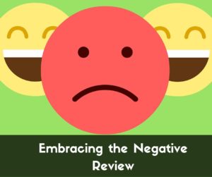 Frowning Face Emoji Amongst Happy Face Emojis | Embracing the Negative Review | Blueprint