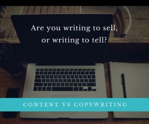 Writer's Laptop | Content Versus Copywriting | Blueprint