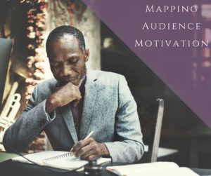 Writer Contemplating Content | Mapping Audience Motivation | Blueprint